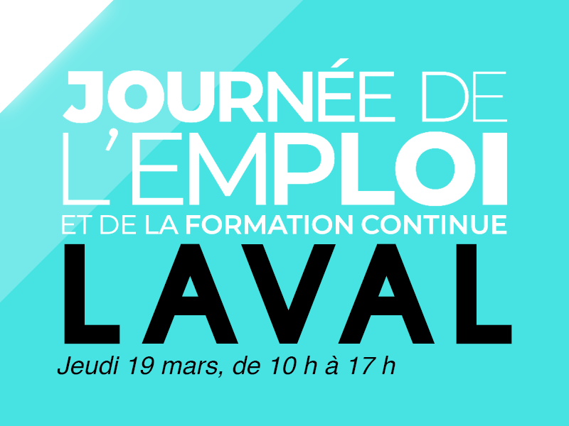 Journée de l’emploi et de la formation continue Laval – Printemps